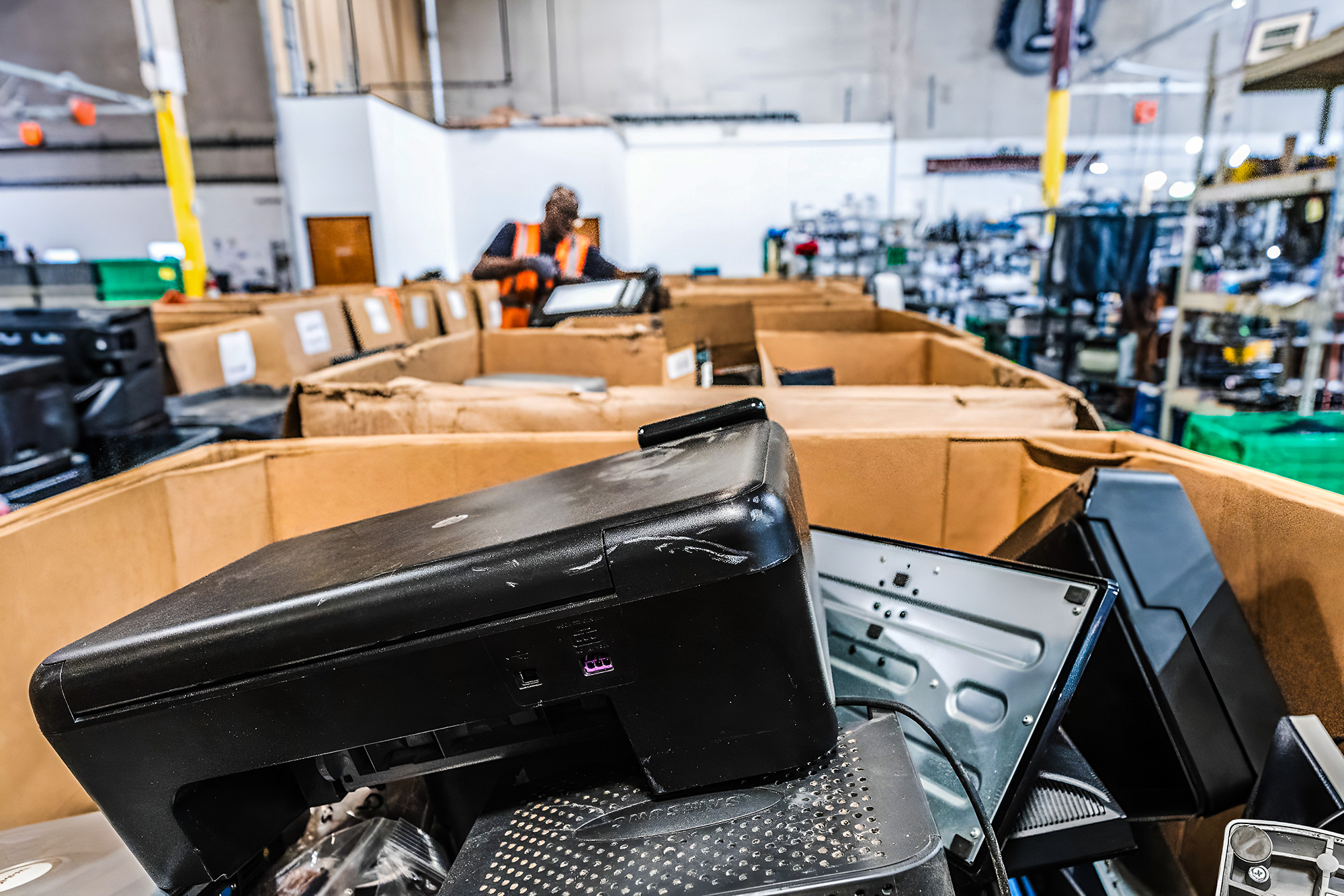 Electronics collected for responsible recycling through Dell Reconnect